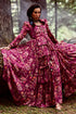 Grape Purple Printed Jacket Dress